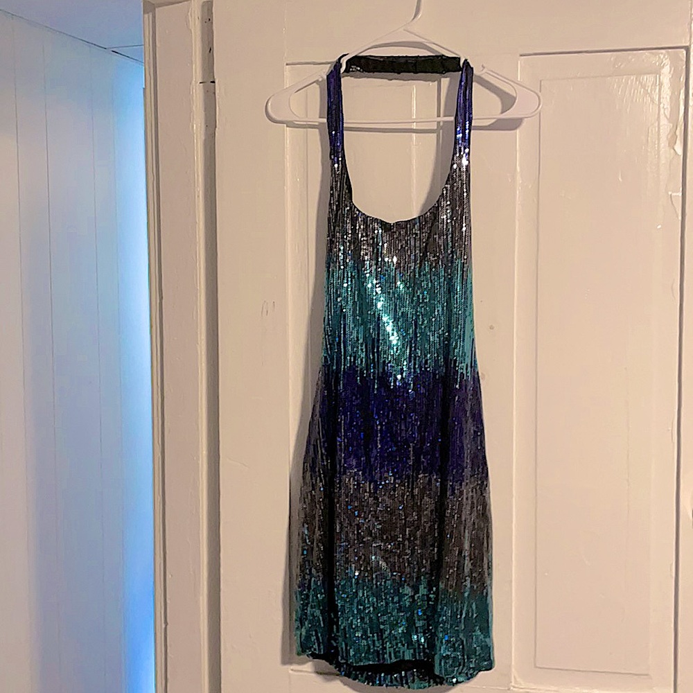 Sequin mini dress